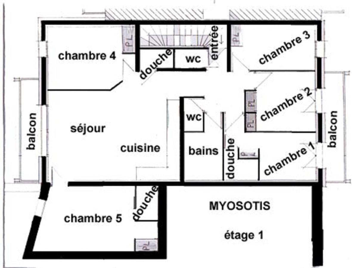 Appartement Myosotis Pour 10 Personnes Saint-Martin-de-Belleville Ngoại thất bức ảnh